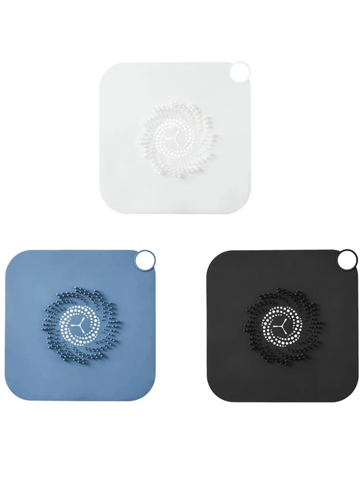 

Household Floor Drain Cover Anti-clogging Silicone Filter Screen Wear-resistant Waterproof And Non-slip Floor Drain Cover New