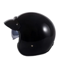 motorcycle scooter open face chopper dot helmet medium matte black meet and exceed dot safety standard small size
