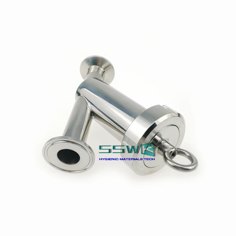 Санитарный фильтр из нержавеющей стали SS304 1/4 дюйма тройной зажим OD 1/2 мм