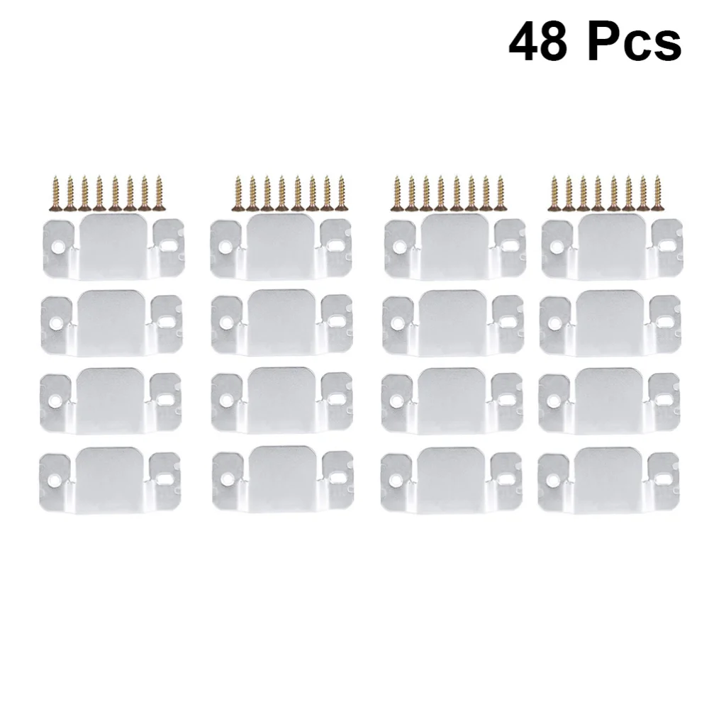 

8pcs Universal Sectional Sofa Interlocking Furniture Connector with 16pcs Screws