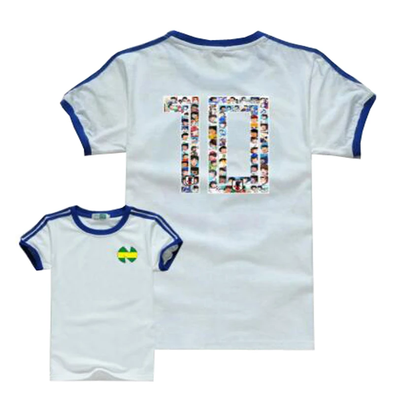 

Детские, молодежные, футбольные, хлопковые, повседневные футболки, капитан Цубаса Ozora, японское аниме, мужские и женские футболки