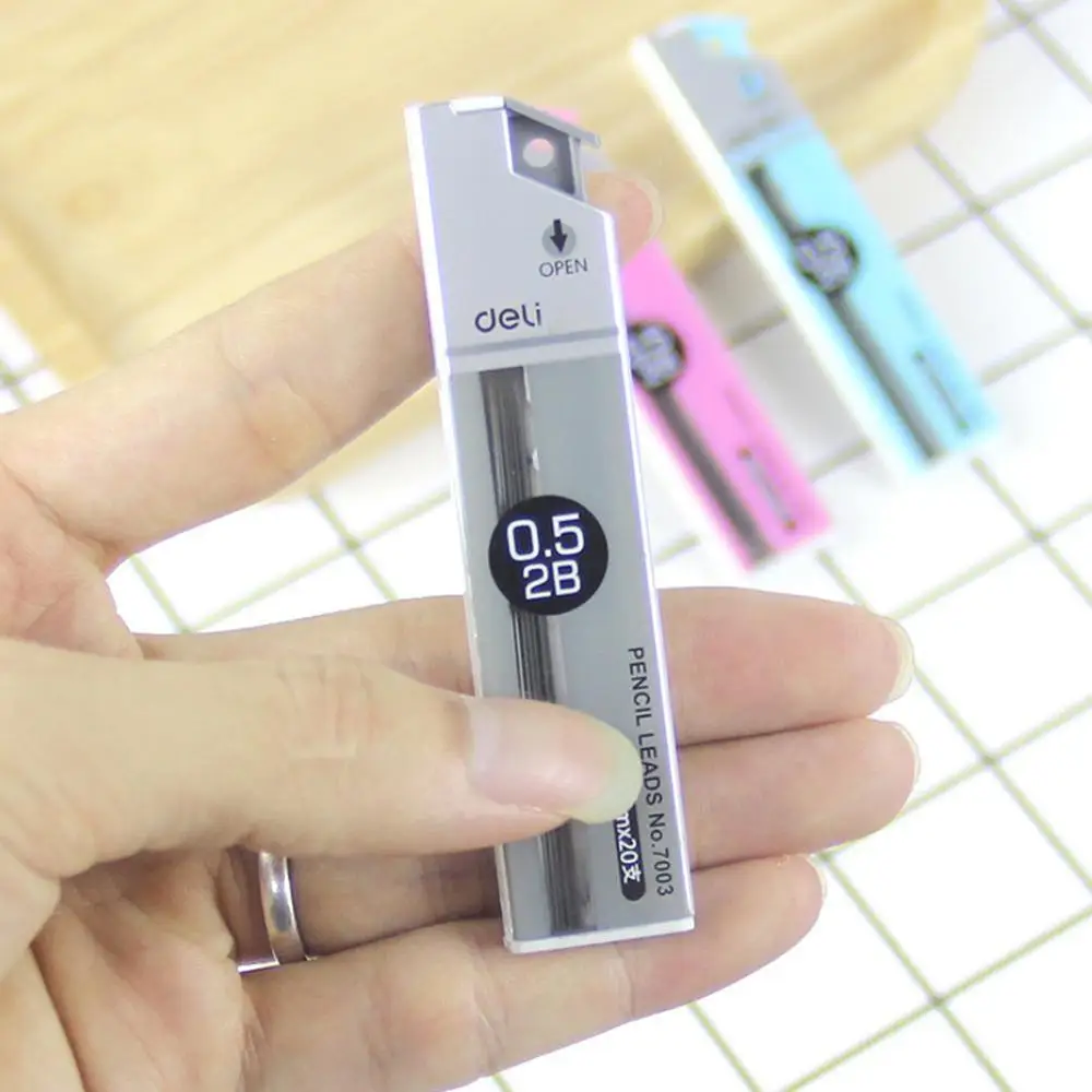 

Stationery 7004 Pencil Leads Anti-cracking 0.7mm 2B Pencil Supplies Office Refill School Mechanical J9S3