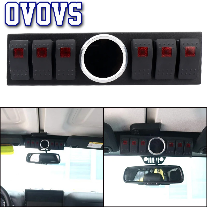 Накладные переключатель Панель с Управление и источник Системы Красной спинкой