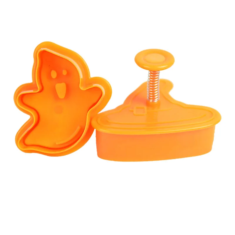 

Halloween Pumpkin Ghost Bat Cookie Mould DIY Silicone Cake Fondant Mold Baking Tools For Home Festive Halloween Party Supplies