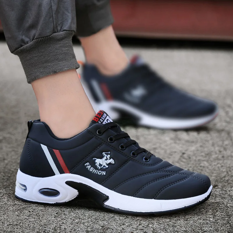 NEW Men Sneakers Air Cushion Running Shoes Waterproof Outdoor Walking Sports Shoes Breathable Casual Shoes Bubble Men Shoes