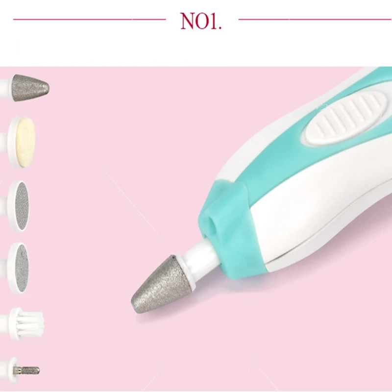 Безопасный Электрический триммер для ногтей детей и взрослых машинка стрижки