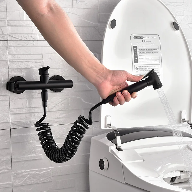 Латунный Смеситель для унитаза Bidets хромированный ручной настенный кран ванной и