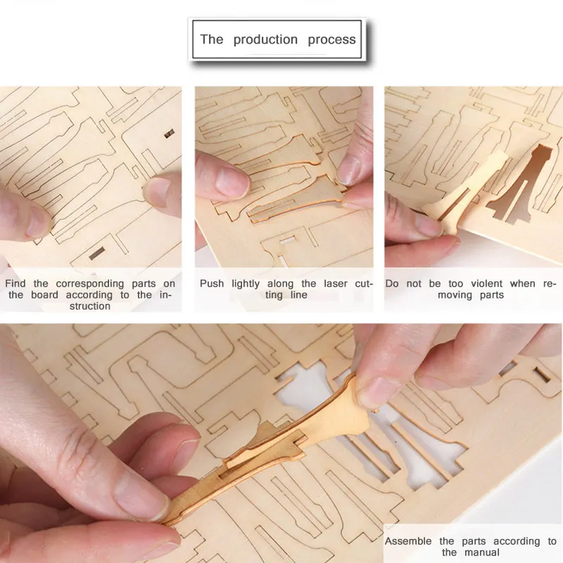 

3D Puzzle Wooden Handmade Sailboat Model Assembly Toy Assembly Model Kits Desk Decoration For Children Kids