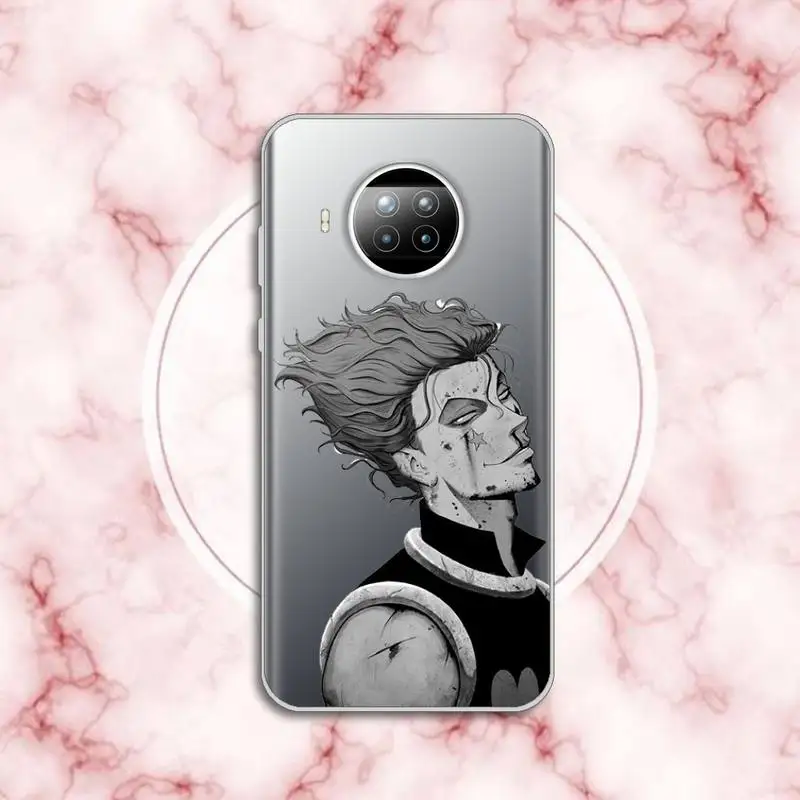 

Hisoka Anime Hunter X hunter Phone Case Transparent for Xiaomi Redmi note 10 t 8 9 pro lite 11