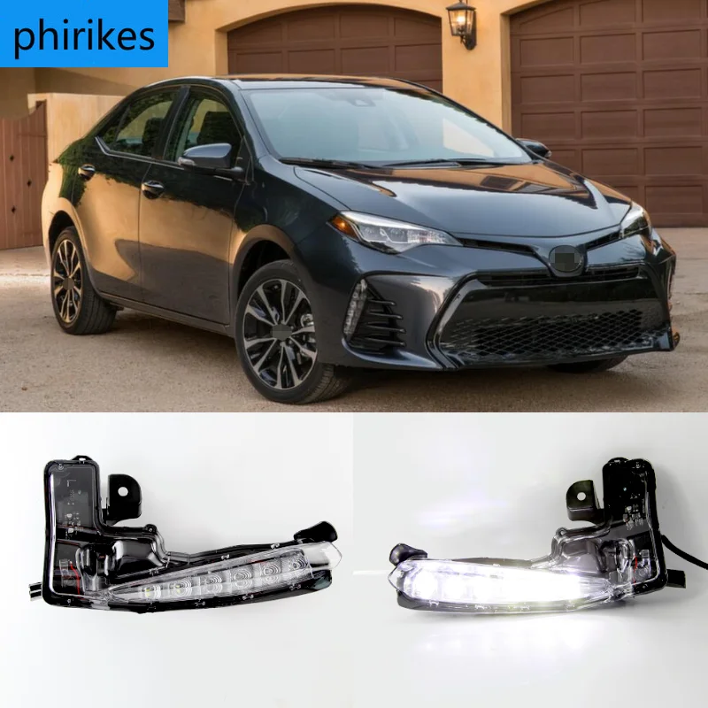 2 шт. светодиодные DRL передний бампер противотумансветильник s Противотуманные