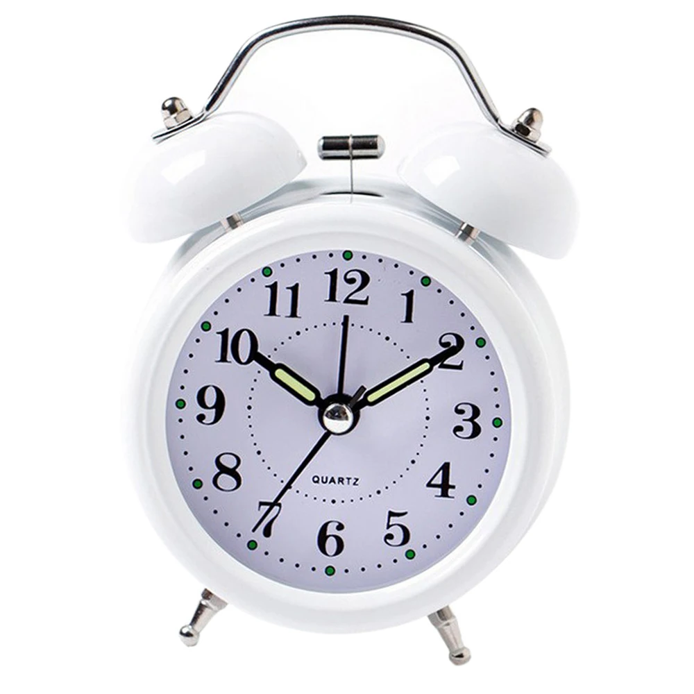 1 * часы тихий прикроватный Классический Будильник в стиле ретро кварцевый