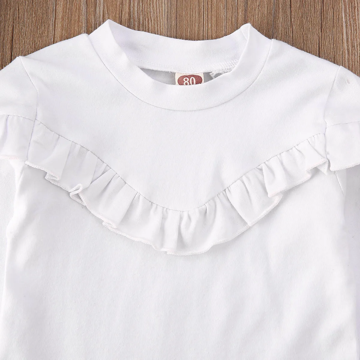 Модный осенне-зимний комплект одежды для маленьких девочек пуловер топы с