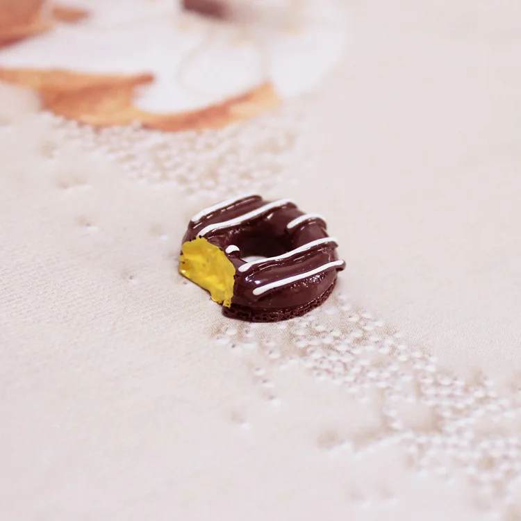 7 шт. мини пончик Милая мультяшная игрушка для глины Шарм чехол телефона кукла