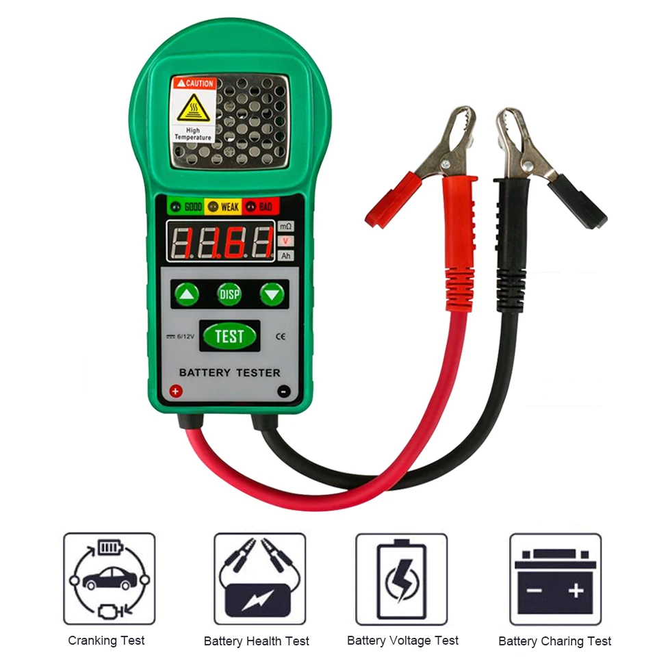 Автомобильный цифровой диагностический инструмент 12 В 6 постоянного
