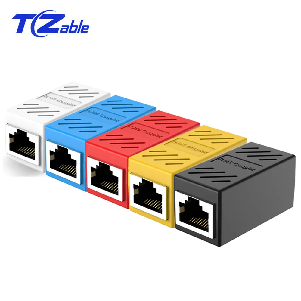 Экранированный удлинитель Cat7 RJ45 Lan Coupleur сетевые разъемы Ethernet кабель гнездо