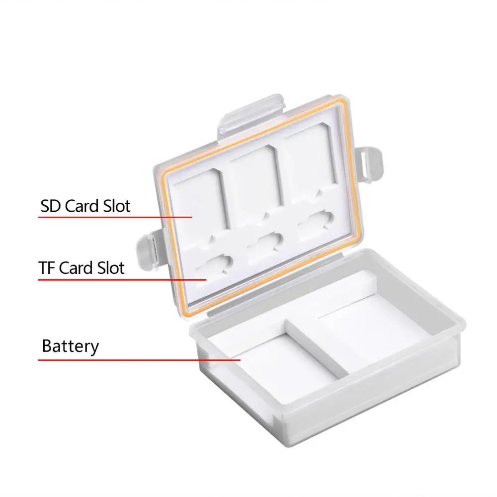 Camera Battery Storage Box SD Memory Card Case for Canon LP-E6 BP-511 Sony NP-FZ100 NP-FM500H NP-FM50 Nikon EN-EL15 EN EL3E EL3 |