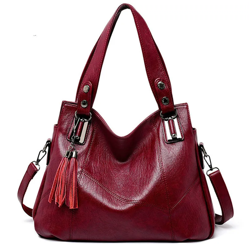 Женская кожаная сумка большие кожаные дизайнерские сумки шопперы для женщин 2020