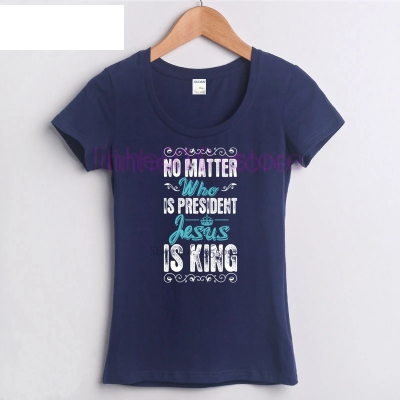 Лучшая белая футболка для мужчин христианская цитата женская с надписью Jesus Is King
