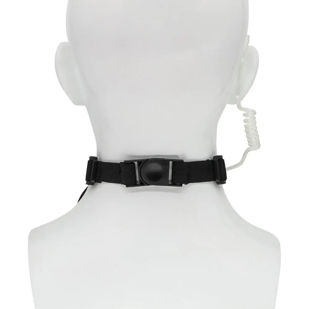 Airsoft throat headset outdoor hunting portable radio microphone neckband tactical  throat microphone vacuum sound CS headset
