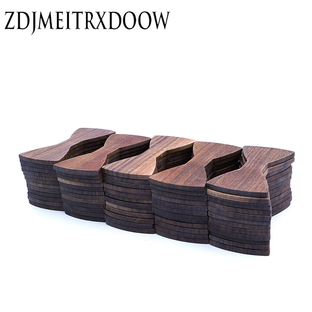 Полуфабрикат 1 комплект 50 шт. сращивающийся черный ореховый деревянный галстук