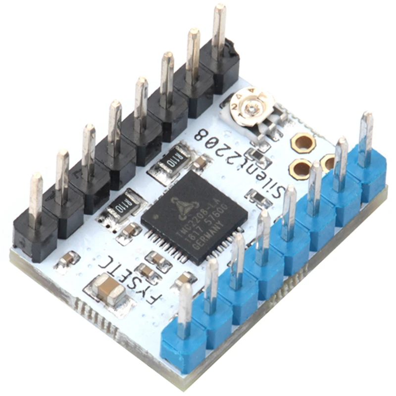 4 шт. Tmc2208 V1.2 шаговый двигатель бесшумный драйвер силовая трубка StepStick встроенный драйвер ток 1.4A пиковый ток 2A Замена Tmc