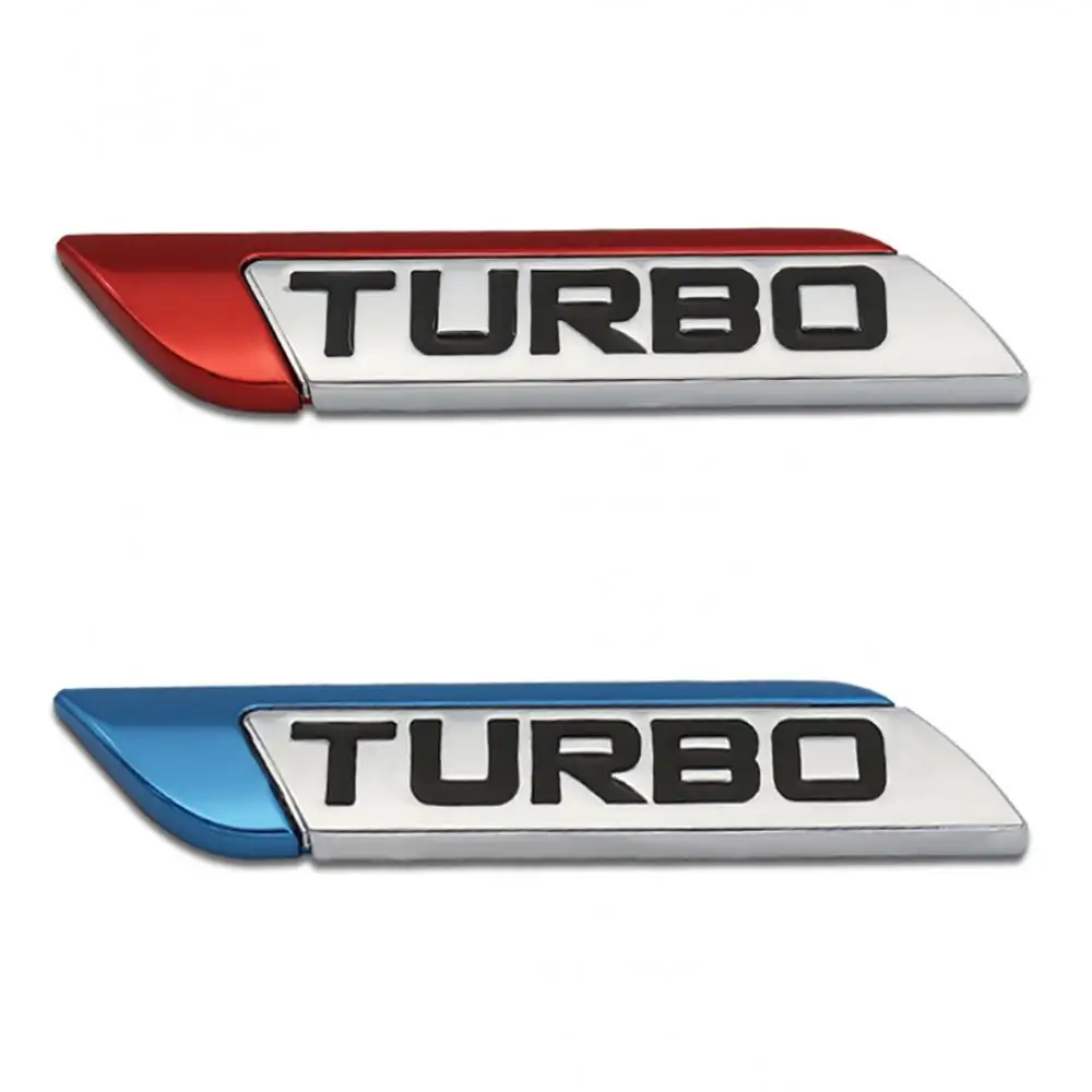 Прямая поставка! Металлическая 3d-эмблема TURBO с турбонаддувом эмблема значок для