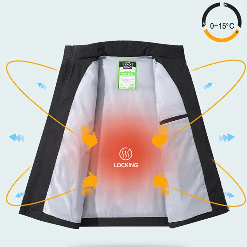 Black Men's Jacket Parkas 2021 Winter Male Jacket Thicken Warm Jackets Coat Solid Black Parka Fashion New Streetwear Oversized