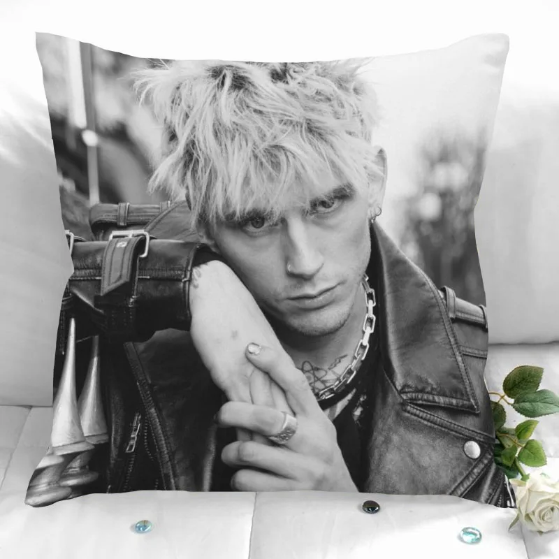 

Новинка, наволочки Machine Gun Kelly, наволочки с принтом, квадратная наволочка, домашний декоративный чехол, Размеры 35x35 см, 40x40 см (одна сторона)