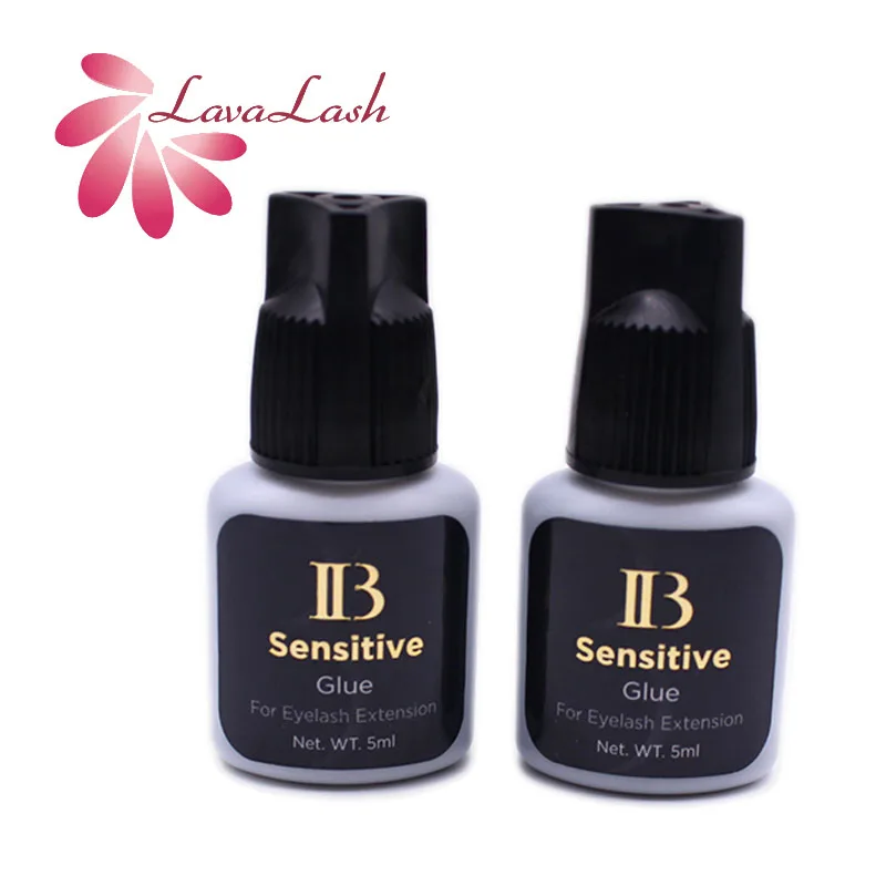 

2 Bottles IB Black Lash Glue 5ml Original Korea Ibeauty Sensitive Glue Eyelash Extensions Beauty Salon Wholesale Low Stimulation