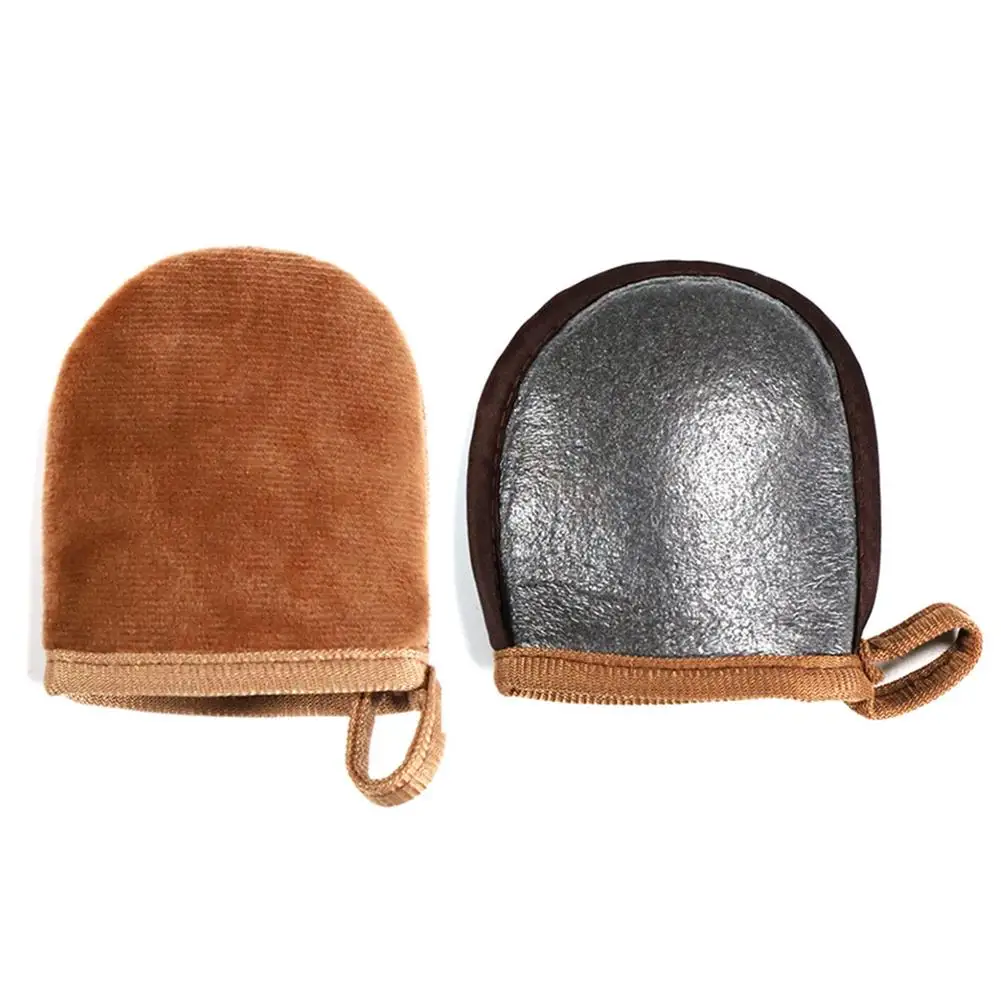 

3PCS/Set Self Tanning Mitt Applicator Kit Exfoliating Glove Body Lotion Applicator Rubbing Strip Kit