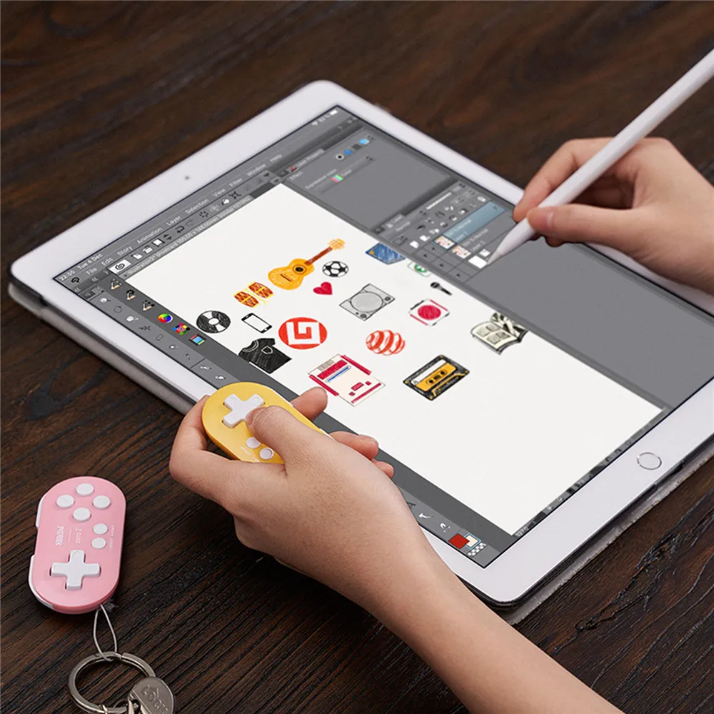 Для 8bitdo ZERO 2 Mini Bluetooth контроллер мобильный телефон компьютерная графика игрового