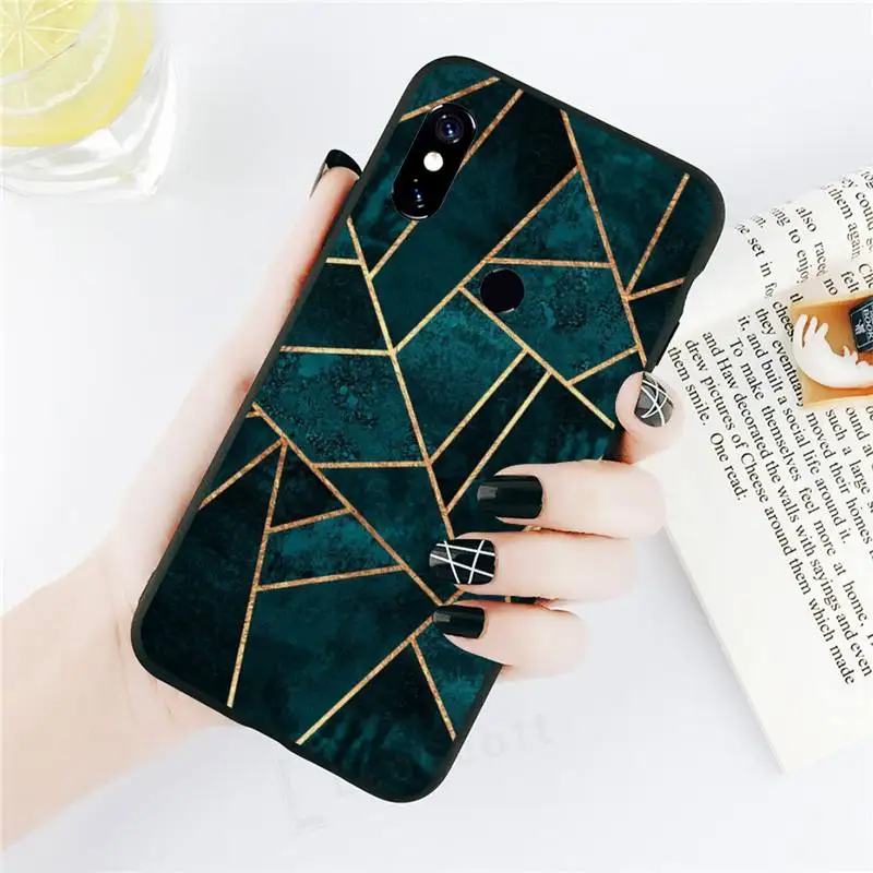 

Marble Geometri Phone Cases For Xiaomi Redmi note 7 8 9 t k30 max3 9 s 10 pro lite