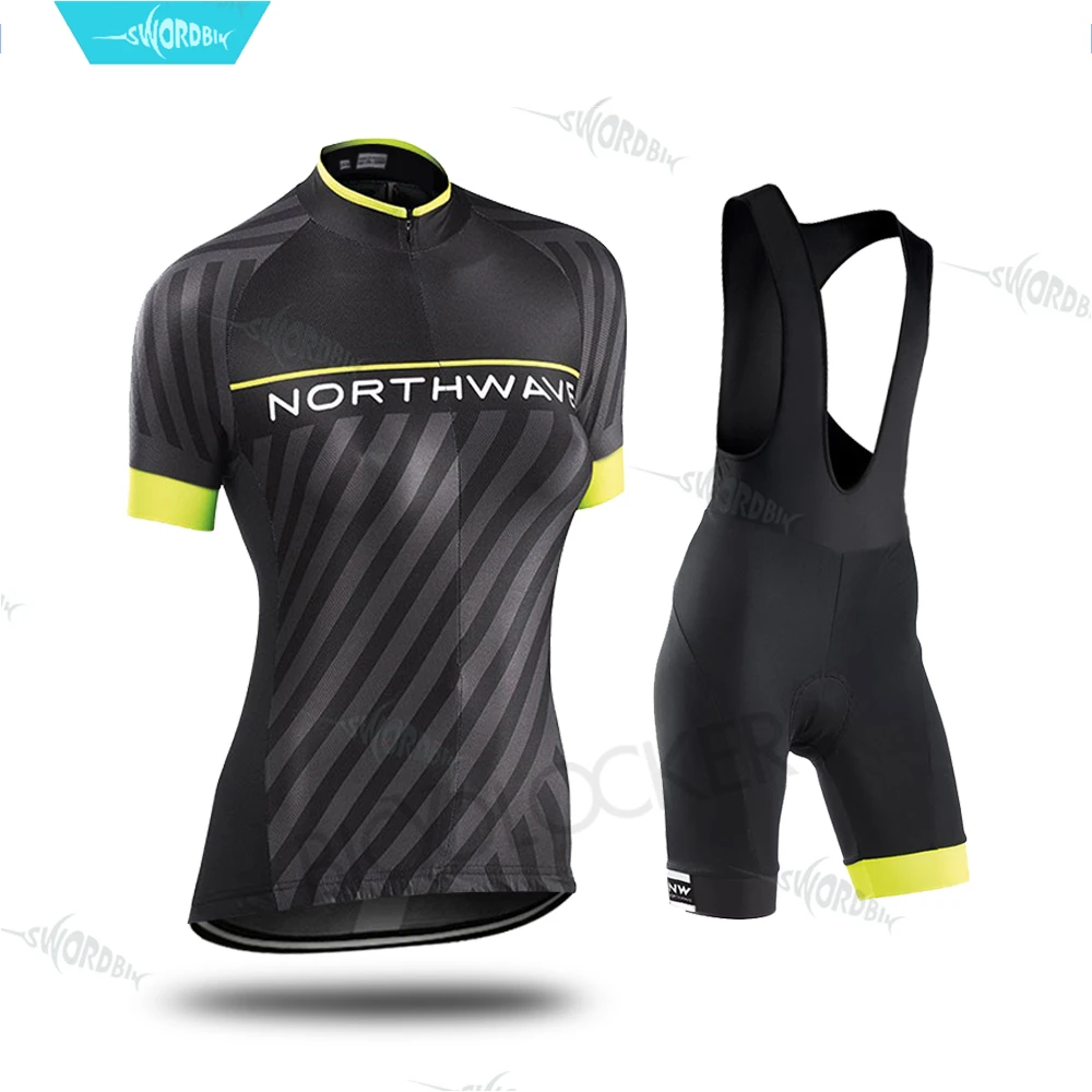 Велосипедная одежда Northwave Женская велосипедная трикотажная одежда для велоспорта с длинным рукавом набор горный велосипед Женская гоночная повседневная одежда