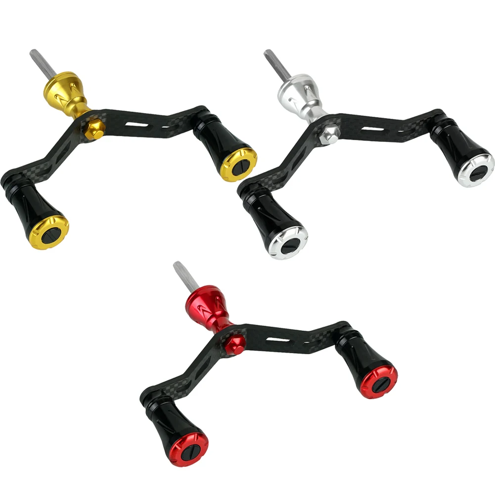 

Spinning Fishing Reel Handle Rocking Arm for Wheel Carbon Fiber Knob Fishing Tackle Accessories Professional Fish Tool