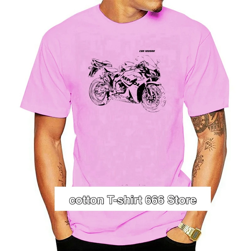

2020 New Summer Men Hip Hop Tee Shirt CBR Fireblade T-Shirt CBR 1000RR Rep Motorcycle Slim T-shirt