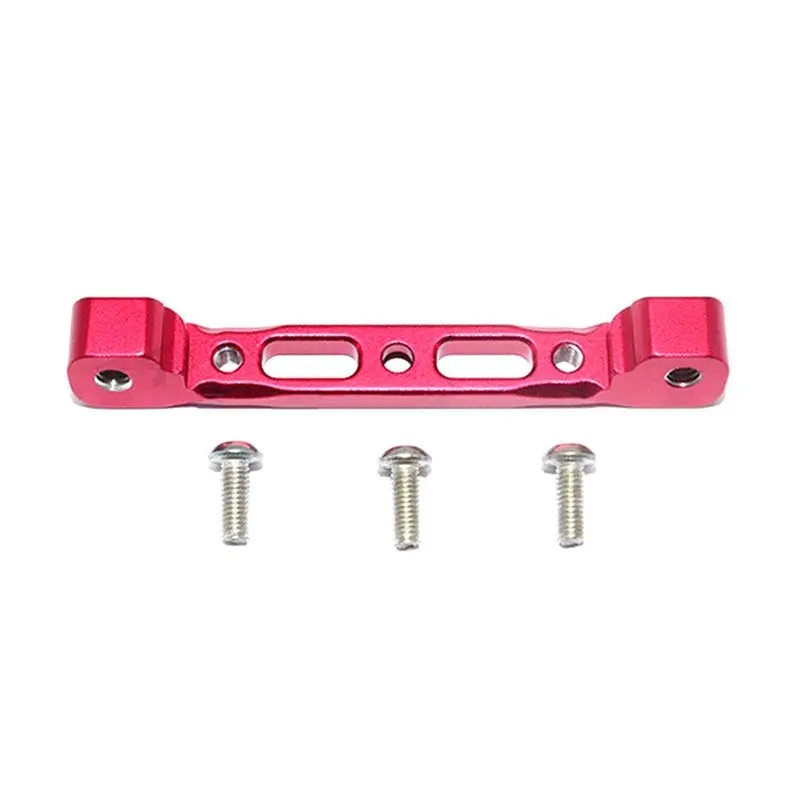 

RC Car Part Alloy Rear Arm Bulk for Front Upper ArmsRed with 2PCS Front Lower Suspension Mount Set