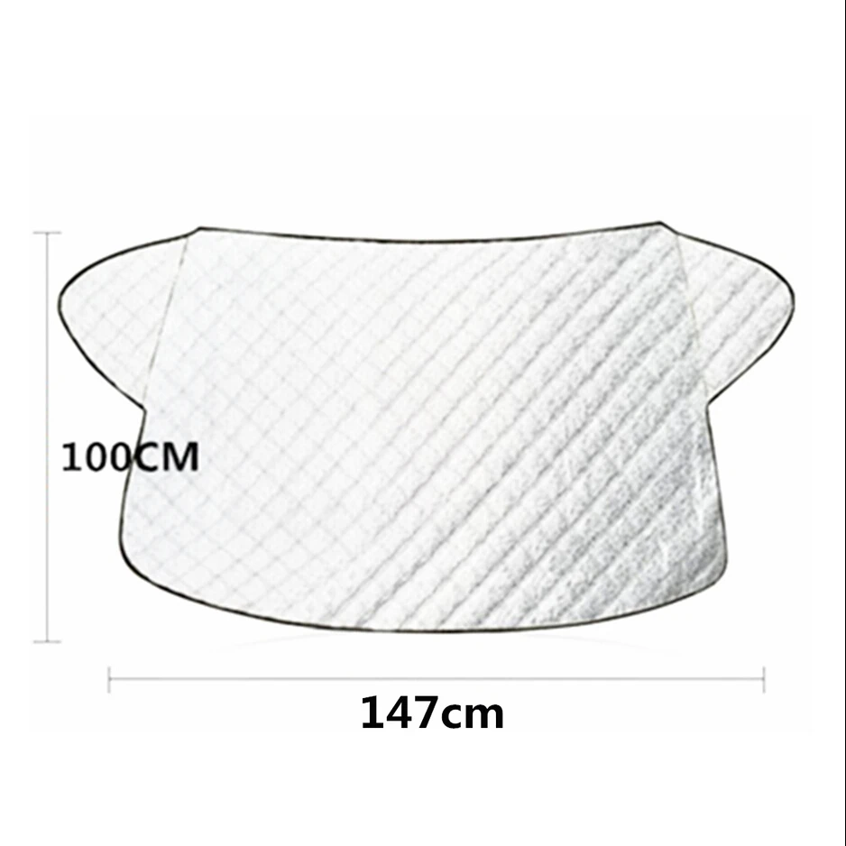 Экран на окно автомобиля морозный большой чехол для снега защита от ветра мороза