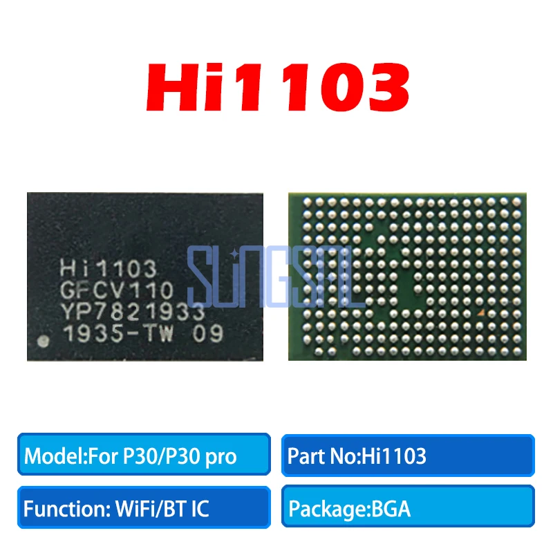 

10 шт./лот 100% оригинальный HI1103 для Huawei P30/P30 pro WiFi/BT Wi-Fi IC Chip
