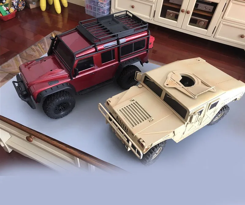 Новый высококачественный цельнометаллический Hummer 1/10 весы 313 мм колесная база RC
