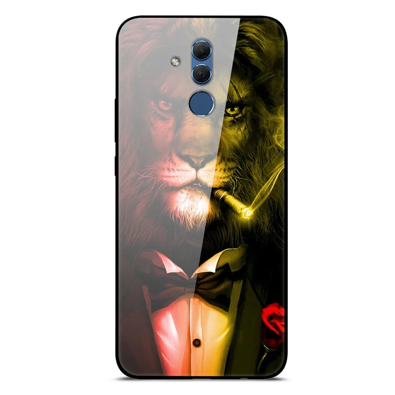 Mate 20 Lite чехол для huawei mate 20 Lite чехол s 6,3 силиконовый бампер из закаленного стекла+ Жесткая задняя крышка из поликарбоната чехол для телефона s Coque - Цвет: 27