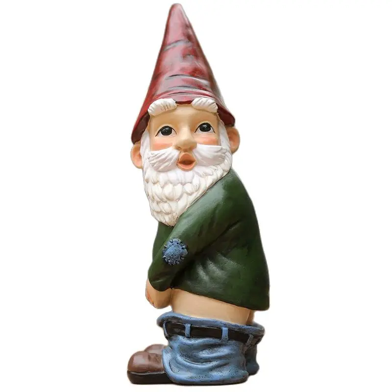 

Resin Crafts Naughty Garden Gnome Statue Dwarfs Ornaments High-quality Home Decor Figurines Garden Decoartion Easter Gift