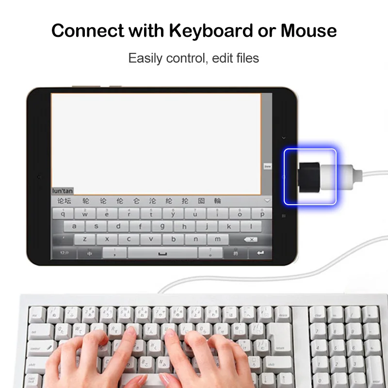 2 шт. микро USB OTG адаптер для Huawei Redmi Micro конвертер флэш накопитель Разъем Samsung Tablet