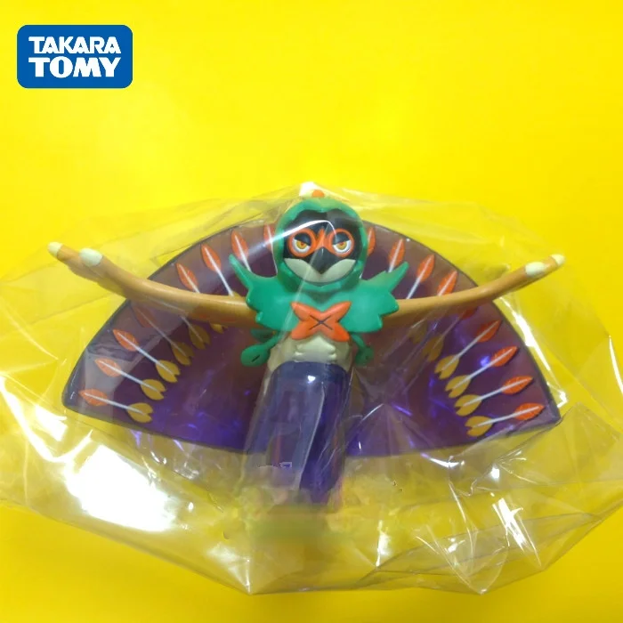 TOMY Покемон экшн фигурки режим алола область Decidueye коллекция настольное