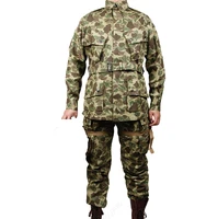 camouflage m42 suit paratrooper airborne jump uniform retro ameican oss hbt jacket and pants military set