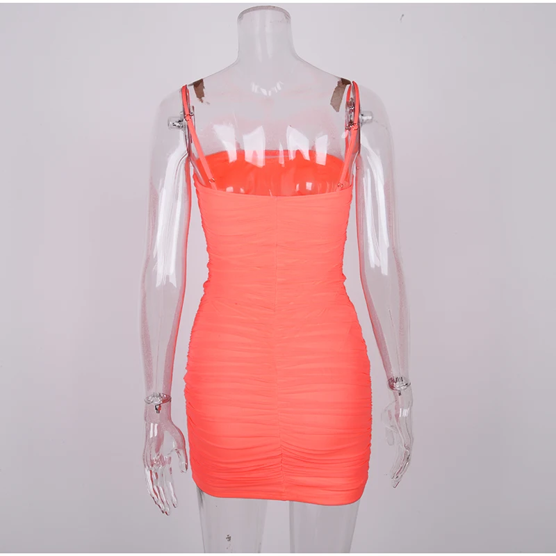 Женское Двухслойное атласное платье с вырезом лодочкой в сетку|Женские платья| |