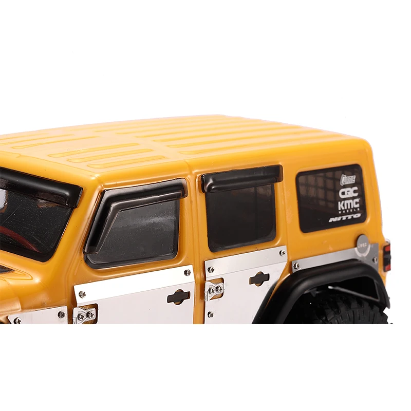 

Metal Door Decorative Sheet Anti-Skid Plate Skid Plate for Axial SCX24 1/24 RC Crawler Car Upgrade Parts Accessories