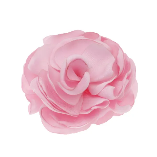 light pink 5 см Детские DIY завивки Цветы аксессуар бутик свадебные декорации цветок без зажимов без головная повязка, аксессуары для волос 10 шт./партия - Цвет: light pink