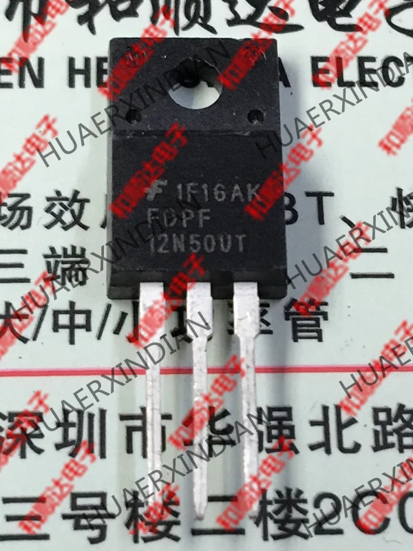 20 шт./лот новый оригинальный FDPF12N50UT TO 220F 500V 10A|Компоненты предохранителей| |
