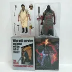 Экшн-фигурка NECA с изображением биологической опасности, Маджини, кожевенное лицо, бензопила, игрушка, ужас, подарок на Хэллоуин