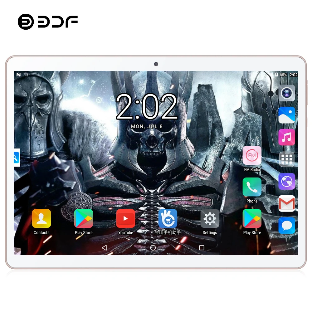 BDF планшет 10 дюймов Android 7,0 Восьмиядерный 4 Гб+ 64 Гб планшетный ПК 3G планшет две sim-карты карточка-закладка Android ноутбук мобильный телефон планшет 10,1